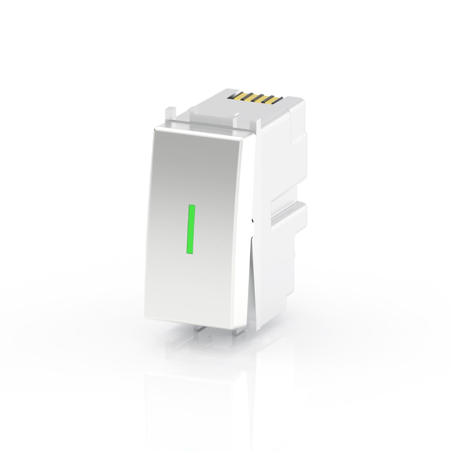1M Smart Physical Switch Single Press – Single Pole (with RGB)